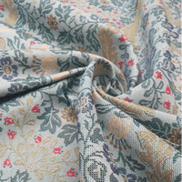 Arbustus Duck Egg - Cotton Mix Tapestry Fabric